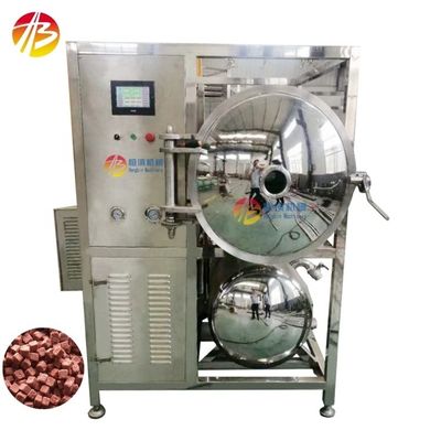 Machine de séchage sous vide et congélateur pour aliments pour animaux de compagnie avec huile de silicone/chauffage électrique