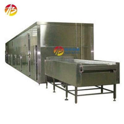 Capacité de refroidissement 500 kg congélateur rapide industriel pour crevettes et fraises surgelées