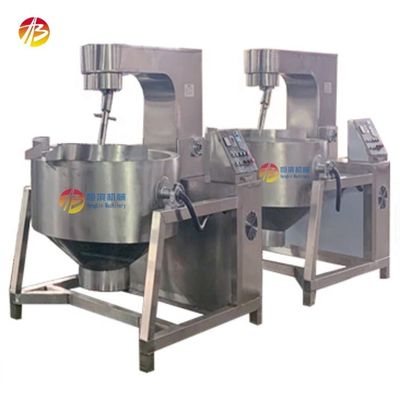 Chaudeuse à soupe de piment industrielle en acier inoxydable 304 avec agitateur personnalisable