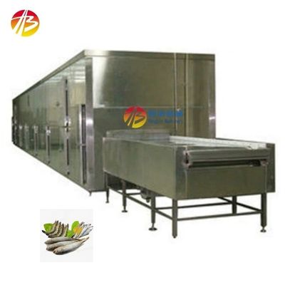 13800*3200*2500mm Iqf Machine de congélation par tunnel pour légumes congelés Fruits crevettes