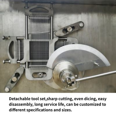 Machine de découpe de cube de viande industrielle pour le bœuf et le mouton surgelés 380V/220V personnalisable