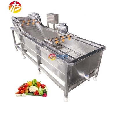 Avantage d'économie d'eau Laveuse à bulles de fruits et légumes pour la production à grande échelle