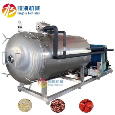 38kw Machine industrielle de congélation de viande séchée de poisson et de légumes avec chauffage à l'huile de silicone
