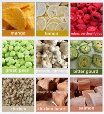 Appareil de chauffage à l'huile de silicone commercial de congélation des fruits secs pour la viande, le poisson et les légumes