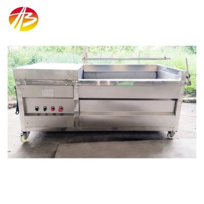 180 kg Capacité machine à éplucher le gingembre brosse à rouleaux carotte manioc yams éplucheuse à laver