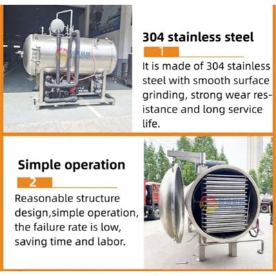 Facile à utiliser machine à vide congélation de nourriture séchée avec une productivité élevée et la pré-congélation