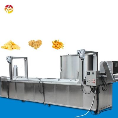 500 kg machine automatique continue de friture de pommes de terre chips de plantain de cacahuète Donut de frites
