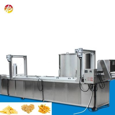 Machine automatique continue de friture de chips de pommes de terre pour les magasins alimentaires Taille 2500*1000*2400
